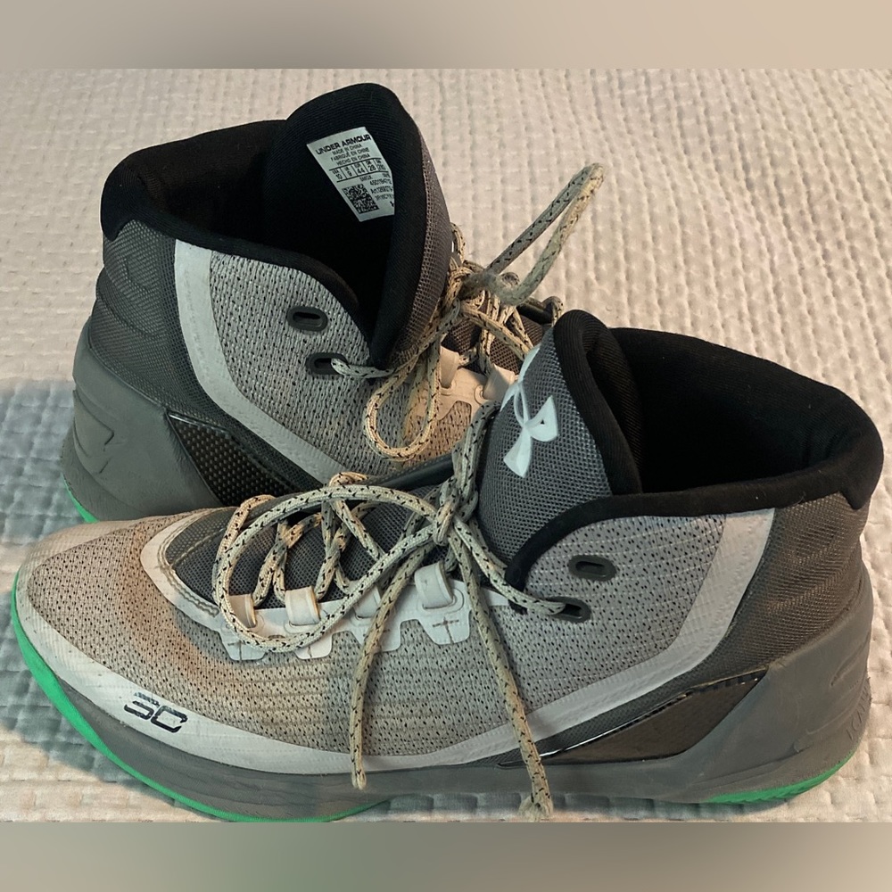 Under Armour Curry 3 Sneakers Shoes Men's 10 Gray 1269279-289